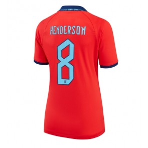 England Jordan Henderson #8 Bortatröja Kvinnor VM 2022 Kortärmad